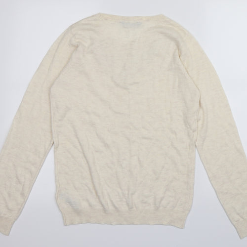 Dorothy Perkins Womens Ivory   Pullover Jumper Size 12