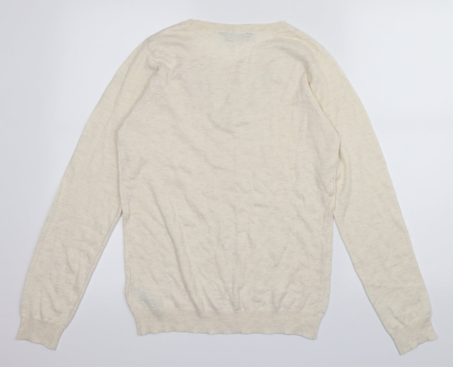 Dorothy Perkins Womens Ivory   Pullover Jumper Size 12