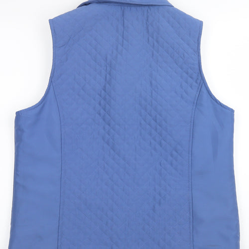 EWM Womens Blue   Gilet Waistcoat Size M
