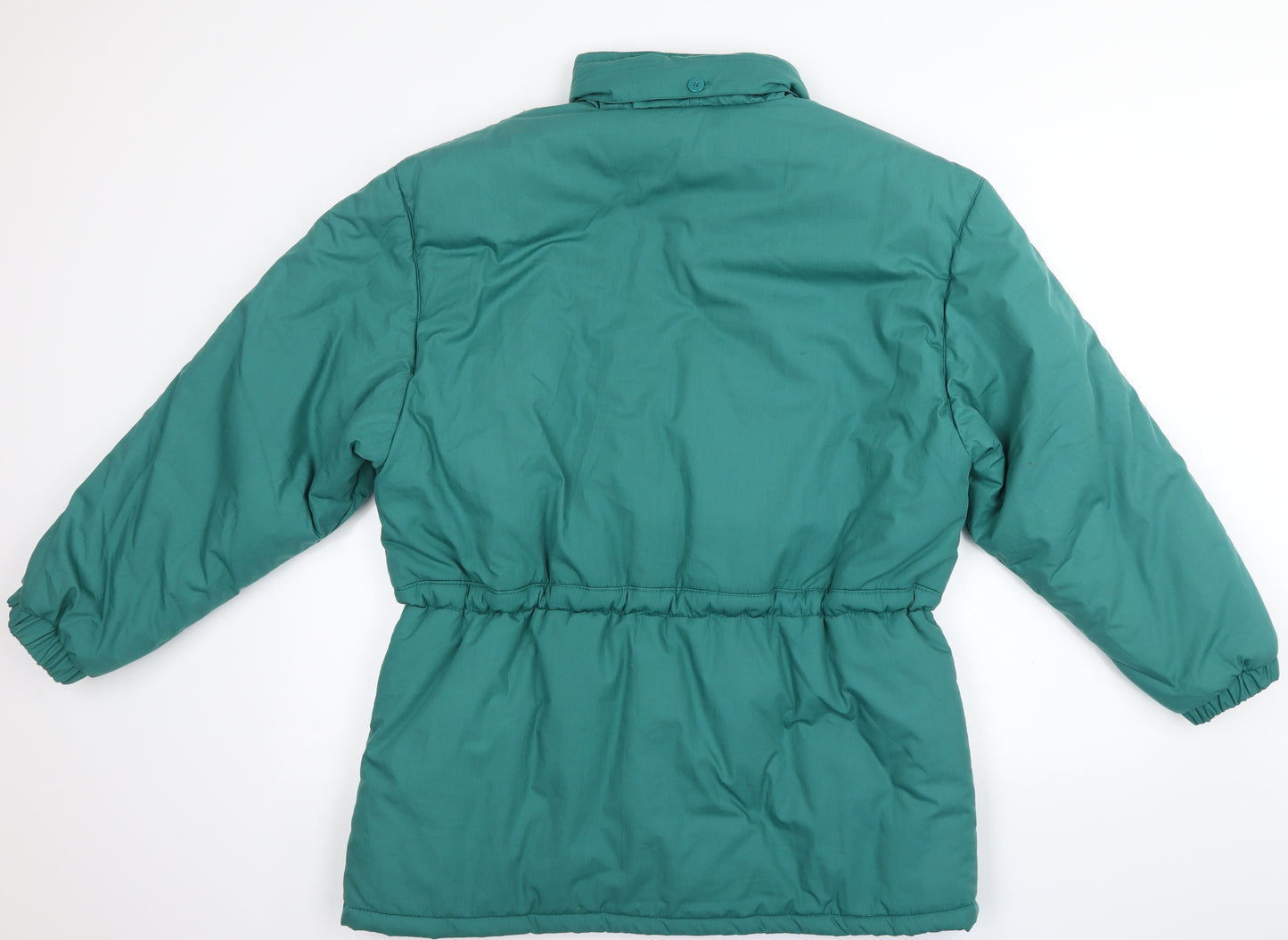 Select Casuals Womens Green   Anorak Coat Size 12  - concealed hood