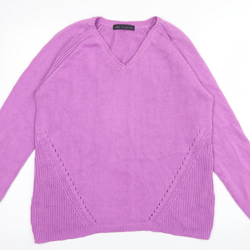 Marks and Spencer Womens Purple   Pullover Jumper Size 12