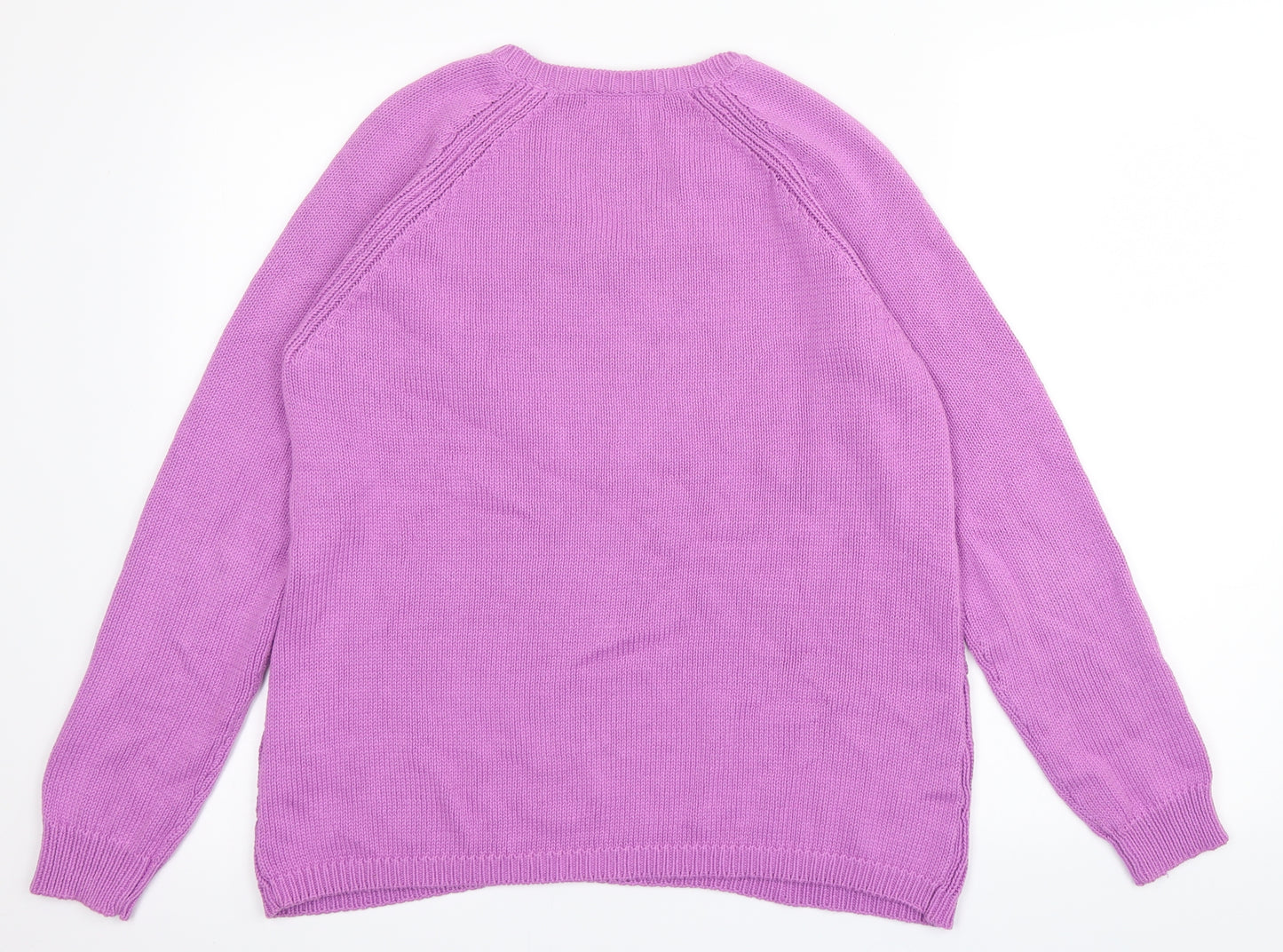 Marks and Spencer Womens Purple   Pullover Jumper Size 12