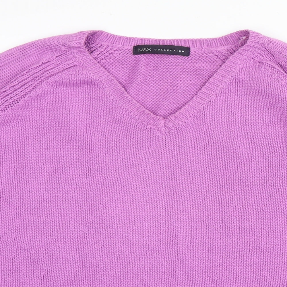 Marks and Spencer Womens Purple   Pullover Jumper Size 12