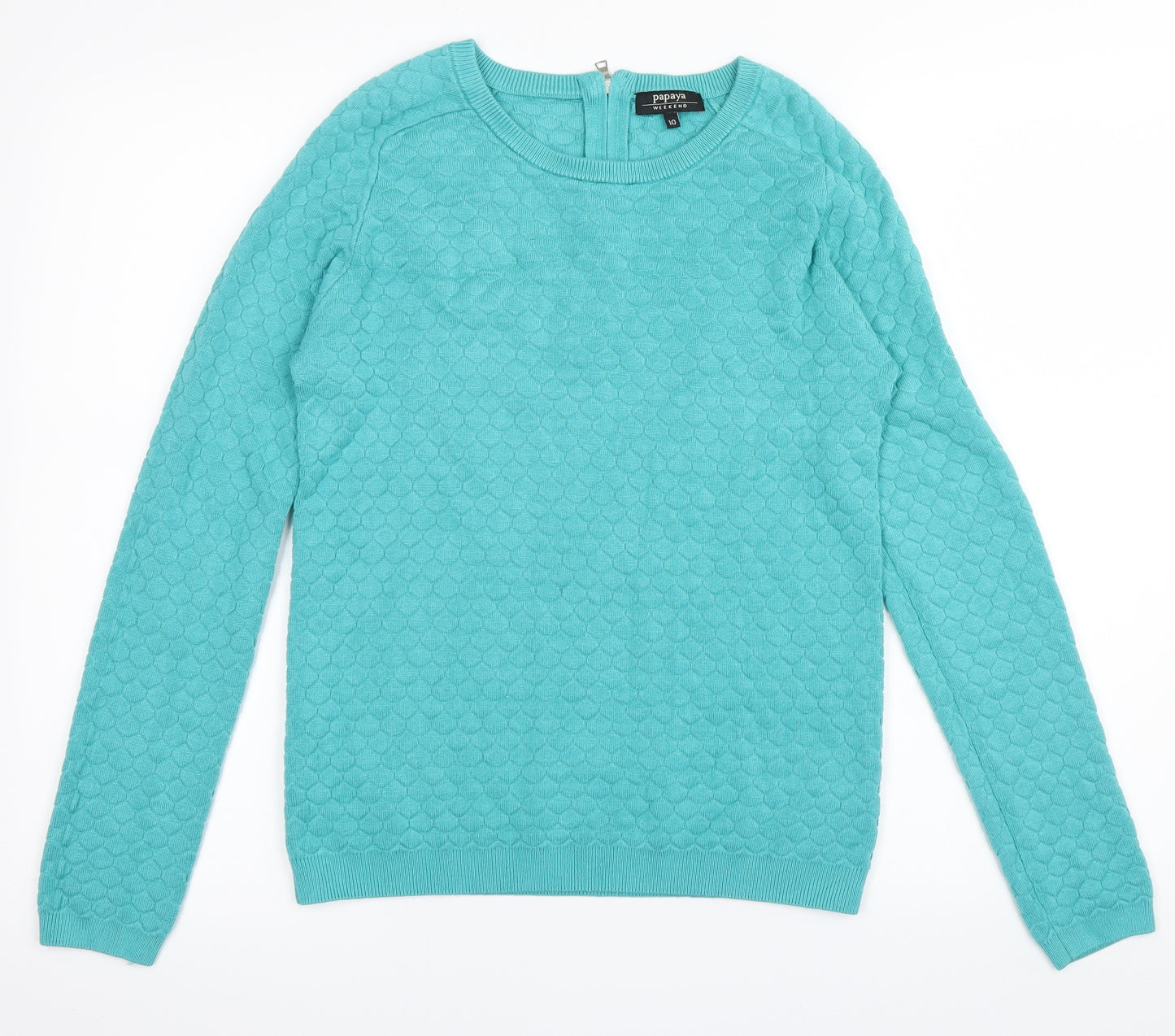 Papapya Womens Green   Pullover Jumper Size 10