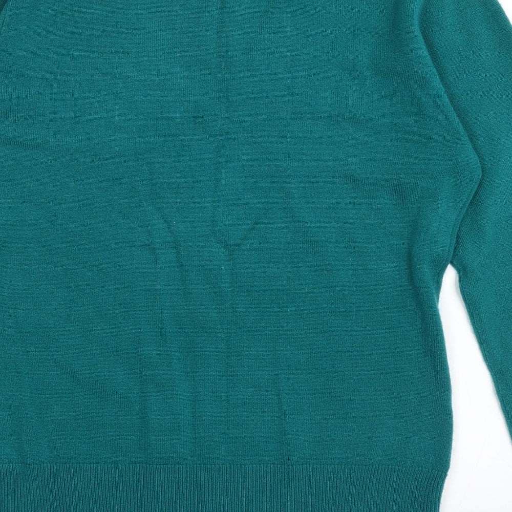 Debehams Womens Green   Pullover Jumper Size 10
