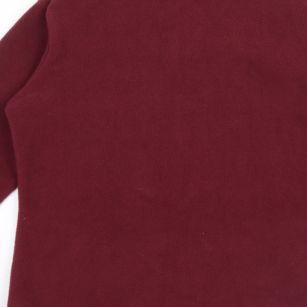 Mountain Warehouse Womens Red   Cardigan Jumper Size 10  - Fleece