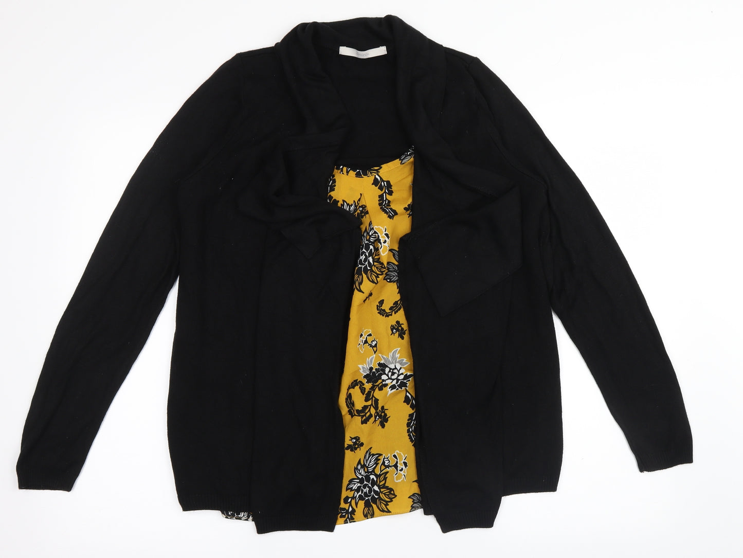 George` Womens Black   Cardigan Jumper Size 10  - blouse front
