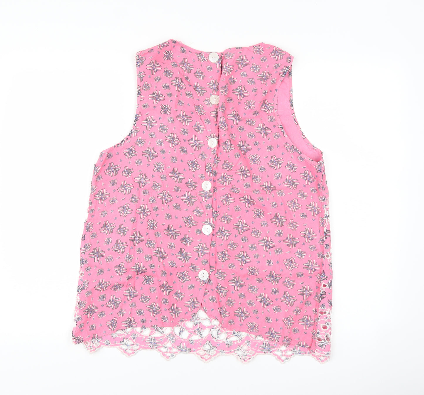 River Island Womens Pink Floral  Basic Tank Size 14