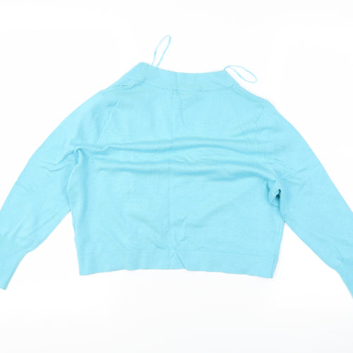 Debenhams Womens Blue   Shrug Jumper Size 12