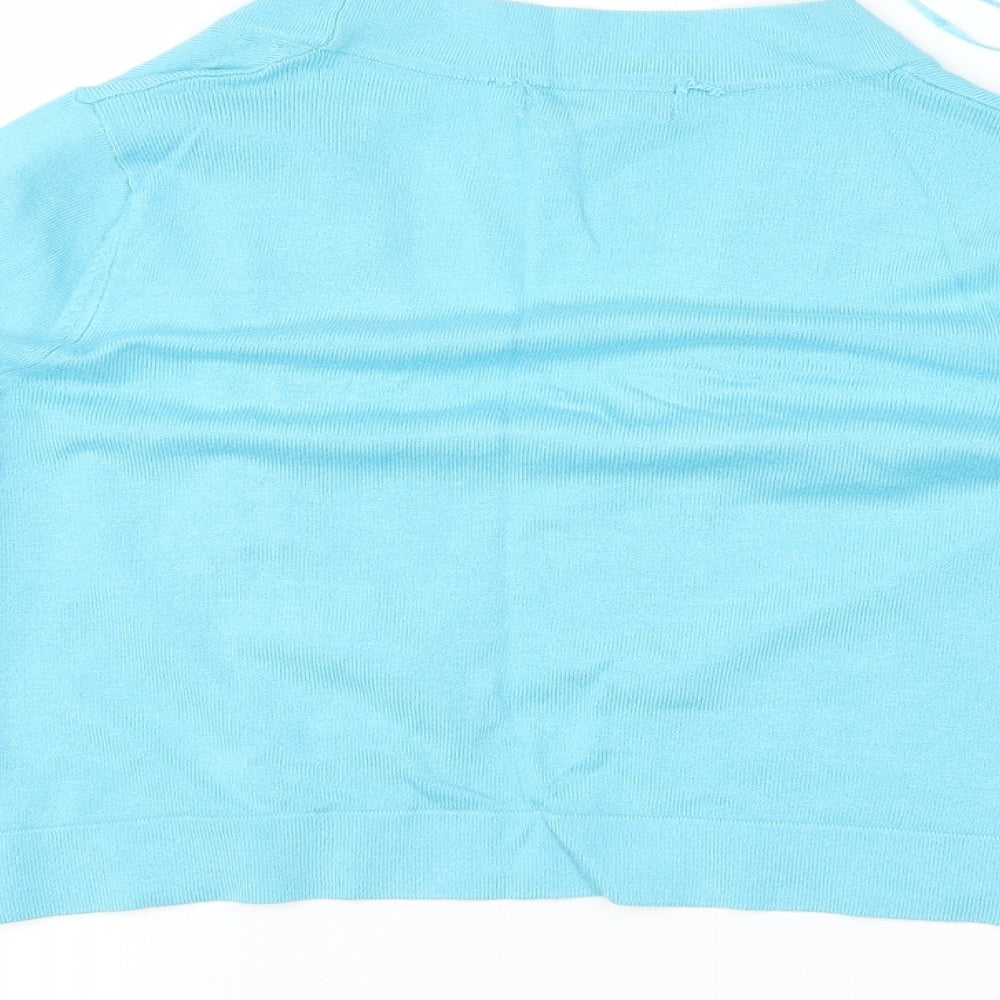 Debenhams Womens Blue   Shrug Jumper Size 12