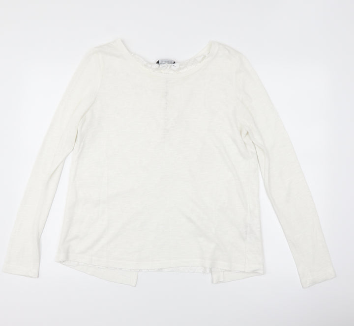 Dorothy Perkins Womens White Basic T-Shirt Size 16