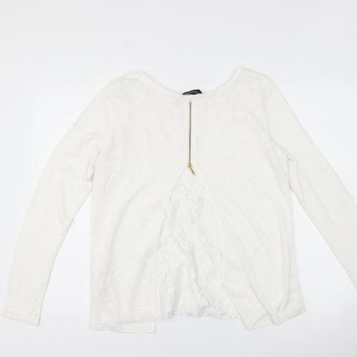 Dorothy Perkins Womens White   Basic T-Shirt Size 16