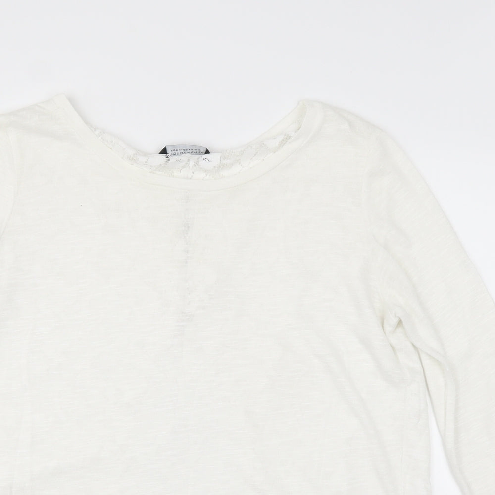 Dorothy Perkins Womens White   Basic T-Shirt Size 16