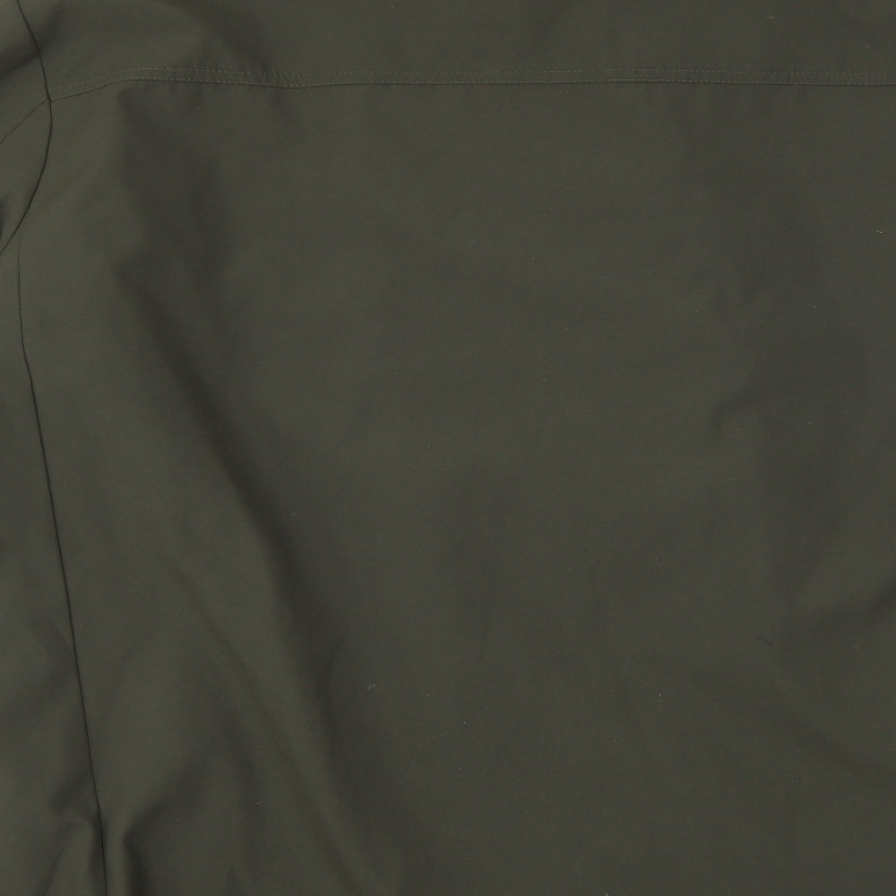 greenwoods Mens Green   Overcoat Coat Size L
