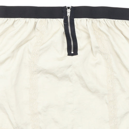 River Island Womens Beige   A-Line Skirt Size 12