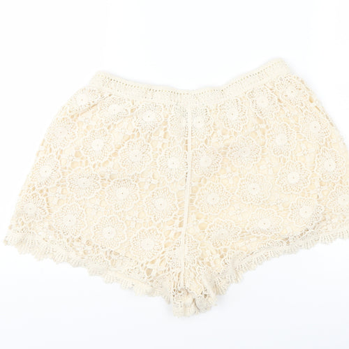 New Look Womens Beige   Hot Pants Shorts Size 10