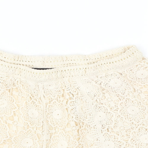 New Look Womens Beige   Hot Pants Shorts Size 10