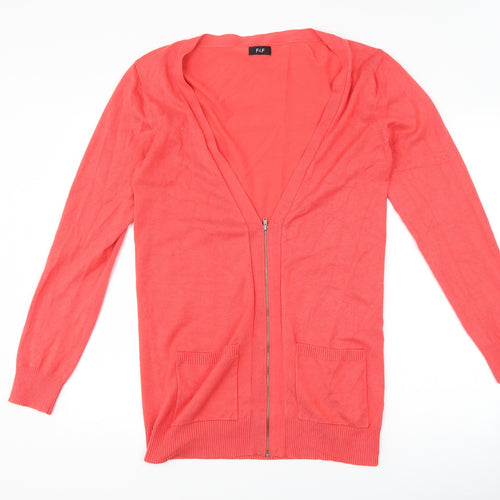 F&F Womens Pink   Jacket Coatigan Size 12