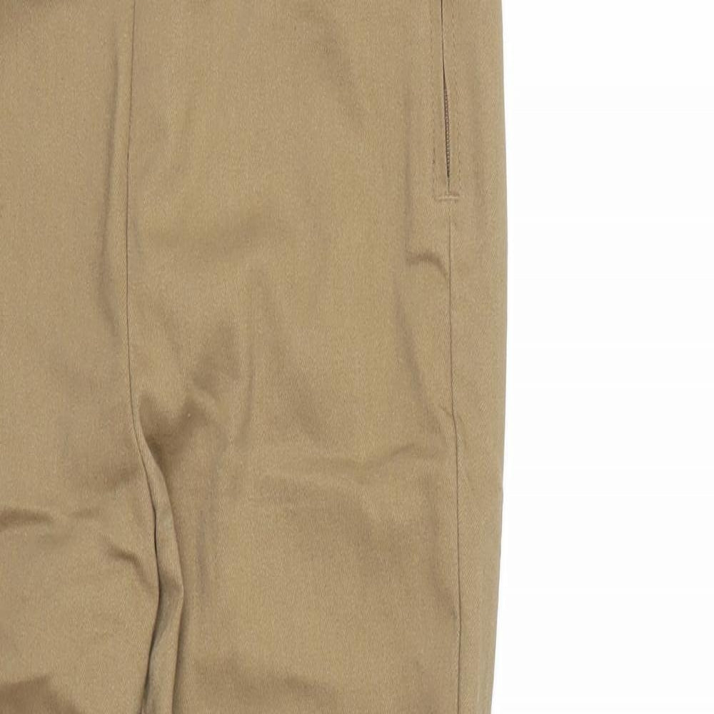 H&M Womens Brown   Chino Trousers Size 10 L25 in