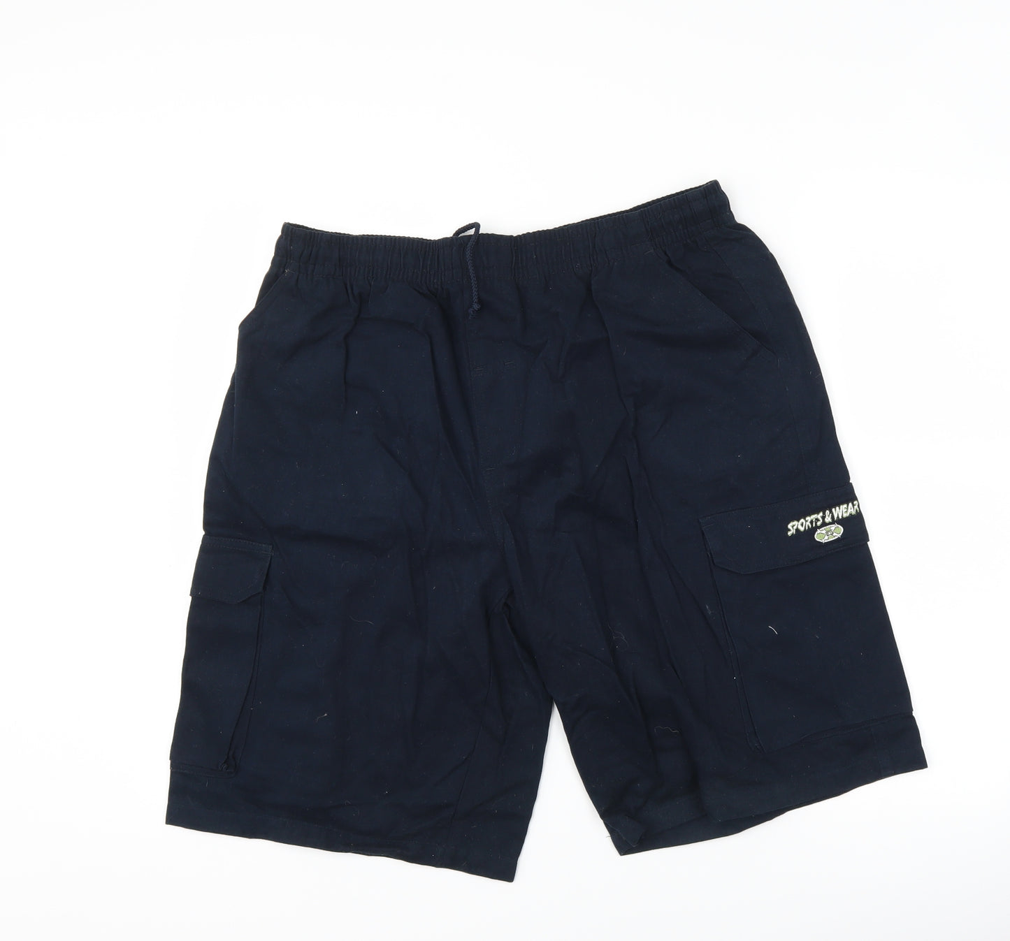 Casual Wear Mens Blue   Cargo Shorts Size 2XL