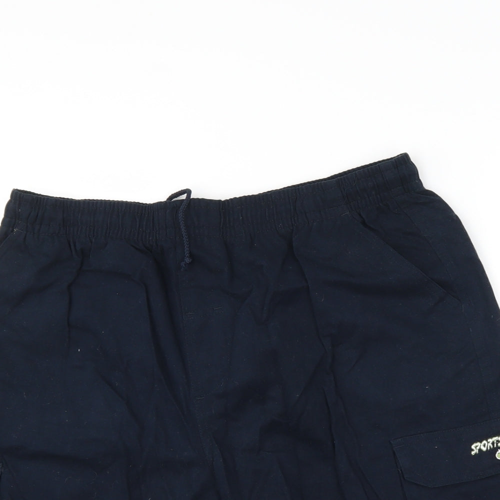 Casual Wear Mens Blue   Cargo Shorts Size 2XL