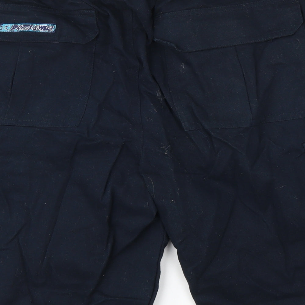 Casual Wear Mens Blue   Cargo Shorts Size 2XL
