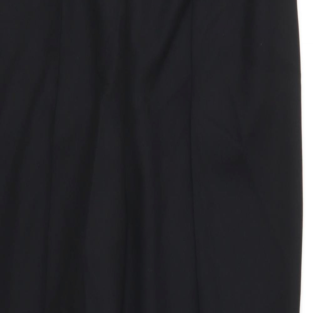 Papaya Womens Black   Trousers  Size 16 L29 in