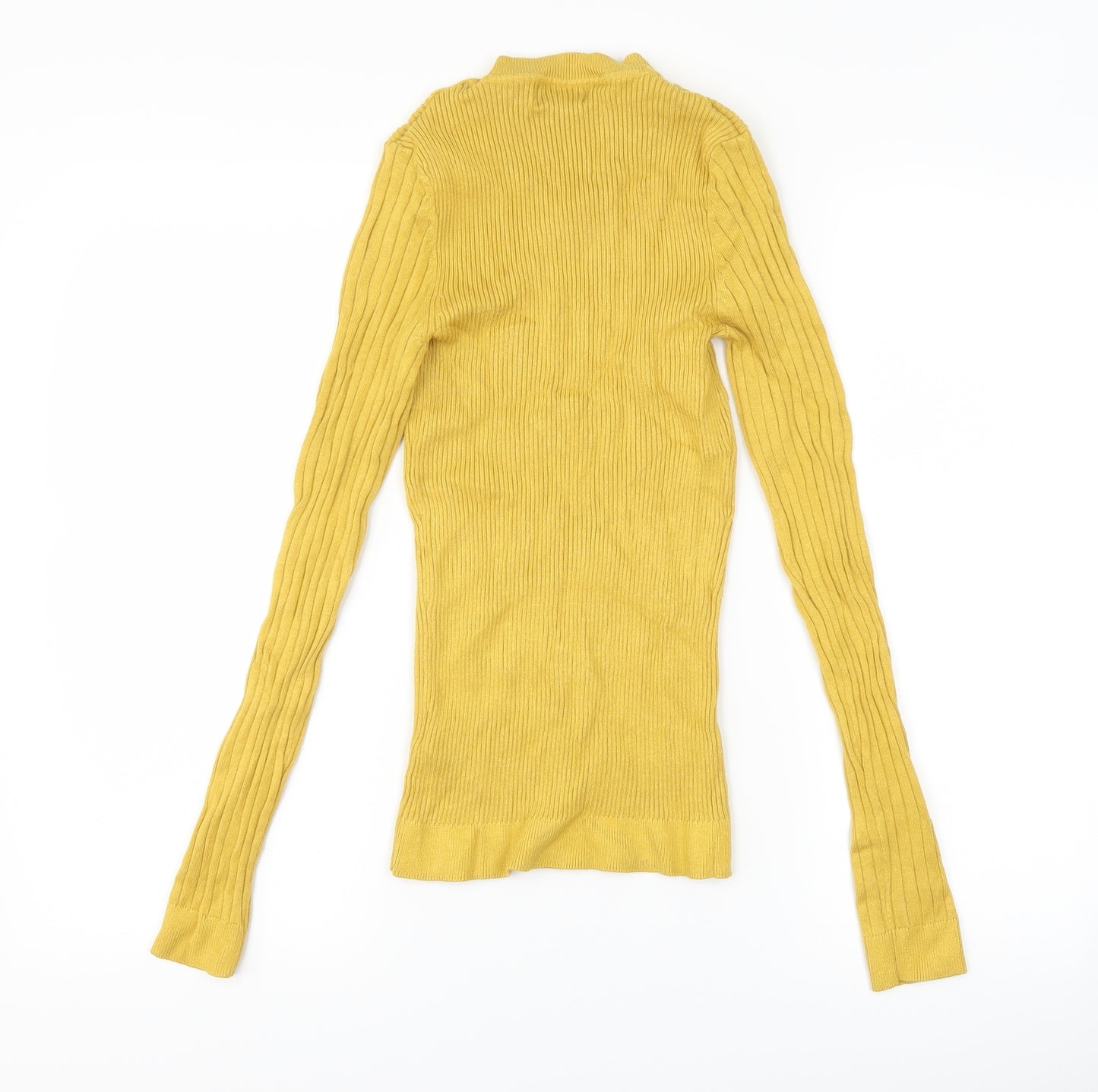 New Look Womens Yellow   Pullover Jumper Size 8