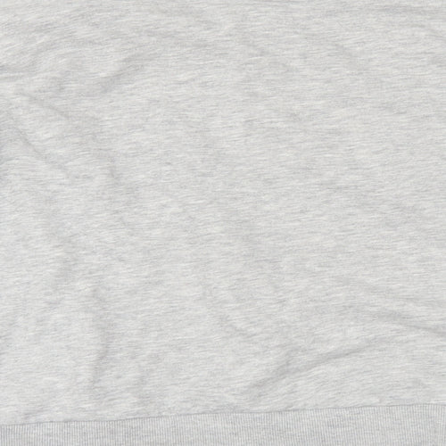 H&M Womens Grey   Pullover Sweatshirt Size M  - slogan