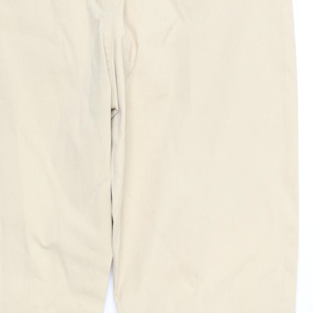 Marks and Spencer Womens Beige   Trousers  Size 16 L28 in