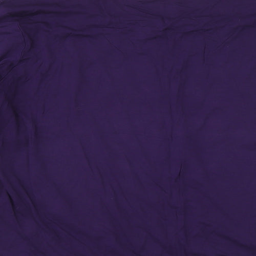 Preworn Womens Purple   Basic T-Shirt Size 20