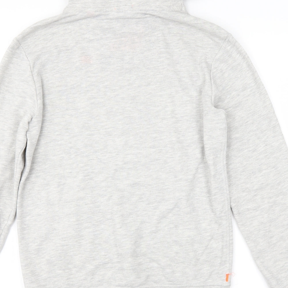 Superdry Womens Grey   Pullover Hoodie Size M