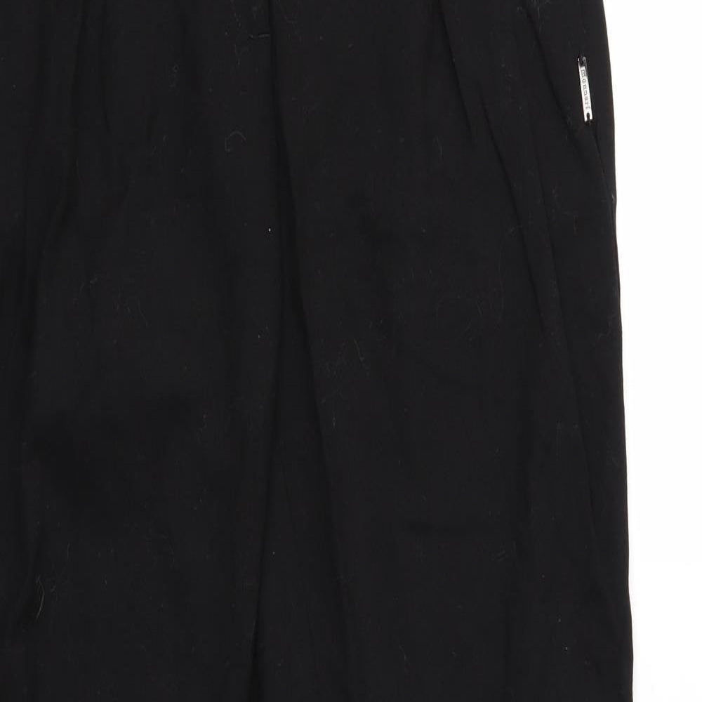 Monnari Womens Black   Trousers  Size 10 L28 in