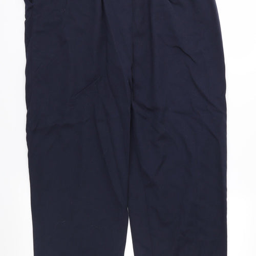 Preworn Womens Black   Trousers  Size 16 L28 in