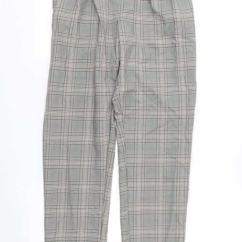Atmosphere Womens Brown Check  Trousers  Size 8 L26 in