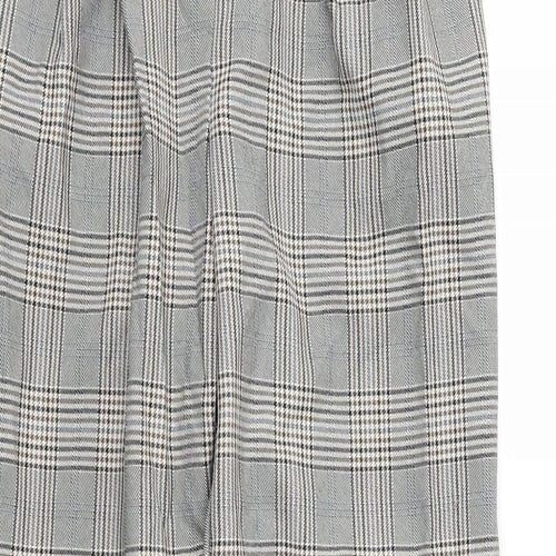 Atmosphere Womens Brown Check  Trousers  Size 8 L26 in