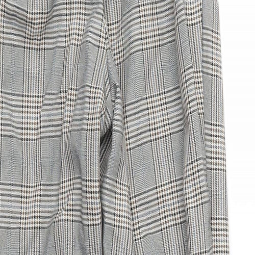 Atmosphere Womens Brown Check  Trousers  Size 8 L26 in