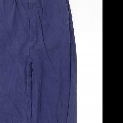 Zara Womens Blue   Pedal Pusher Trousers Size S L23 in