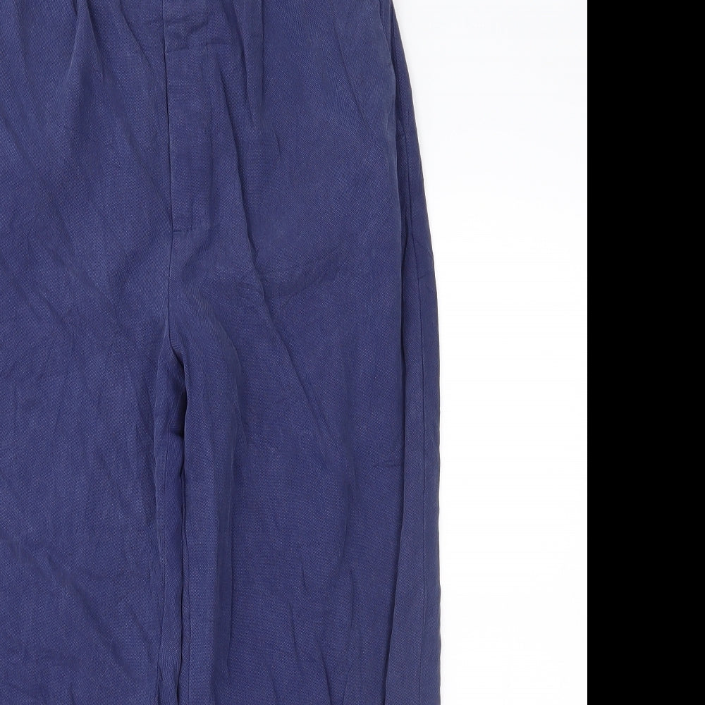 Zara Womens Blue   Pedal Pusher Trousers Size S L23 in
