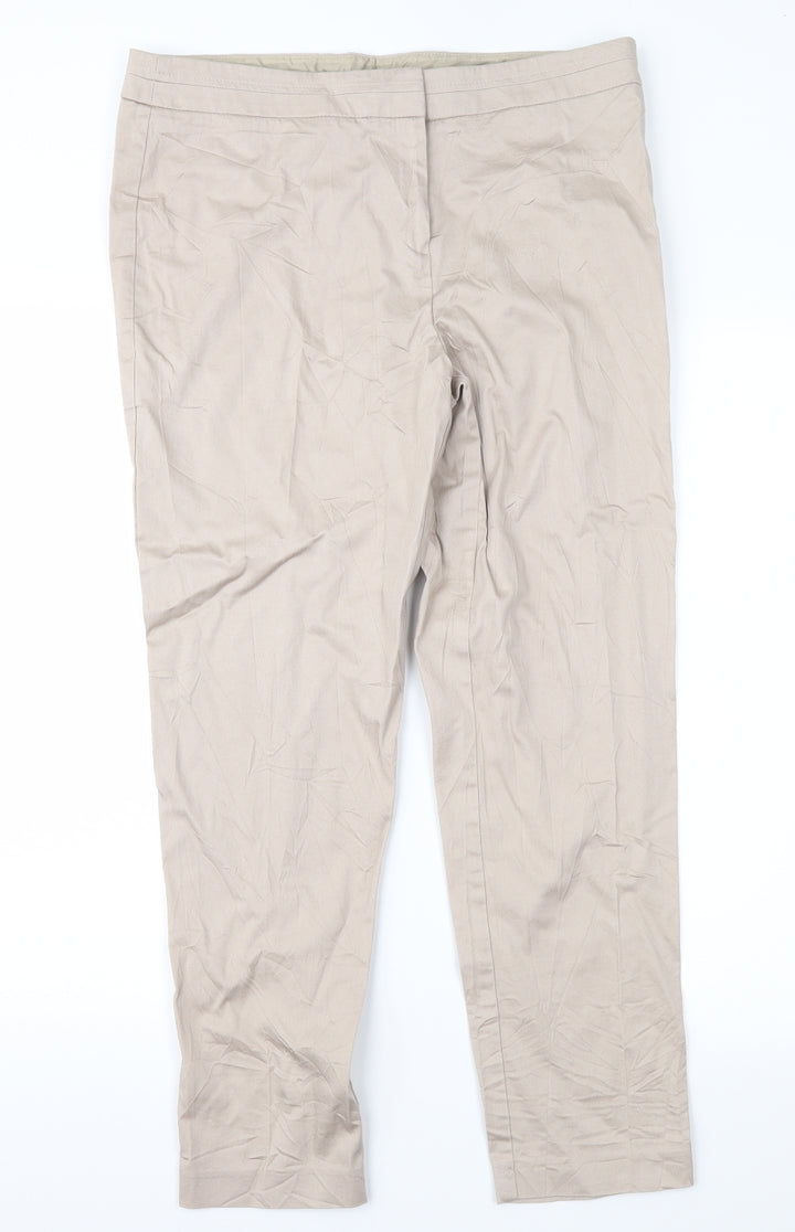 F&F Womens Pink Trousers Size 12 L27 in