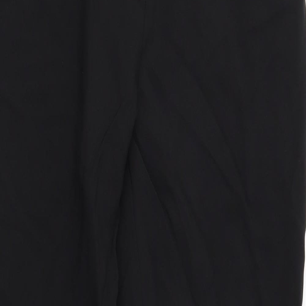 Papaya Womens Black   Trousers  Size 12 L30 in