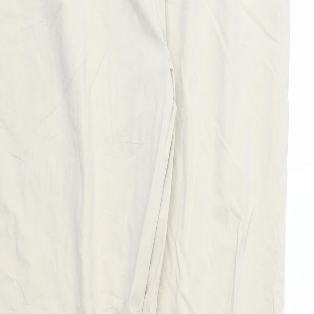 Wichele Womens Beige   Trousers  Size 14 L31 in