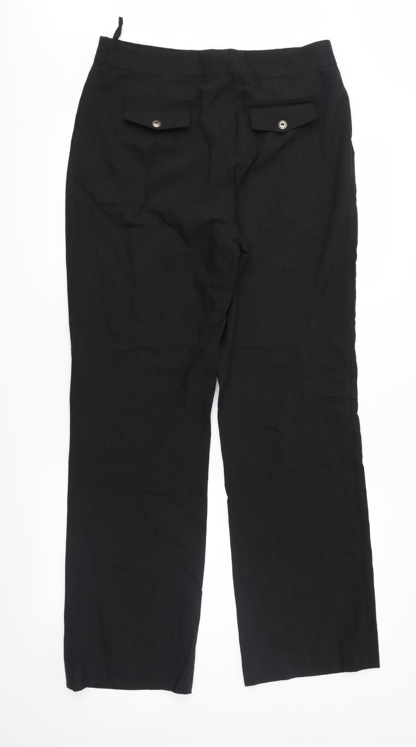 Katy baker Womens Black   Trousers  Size 16 L31 in