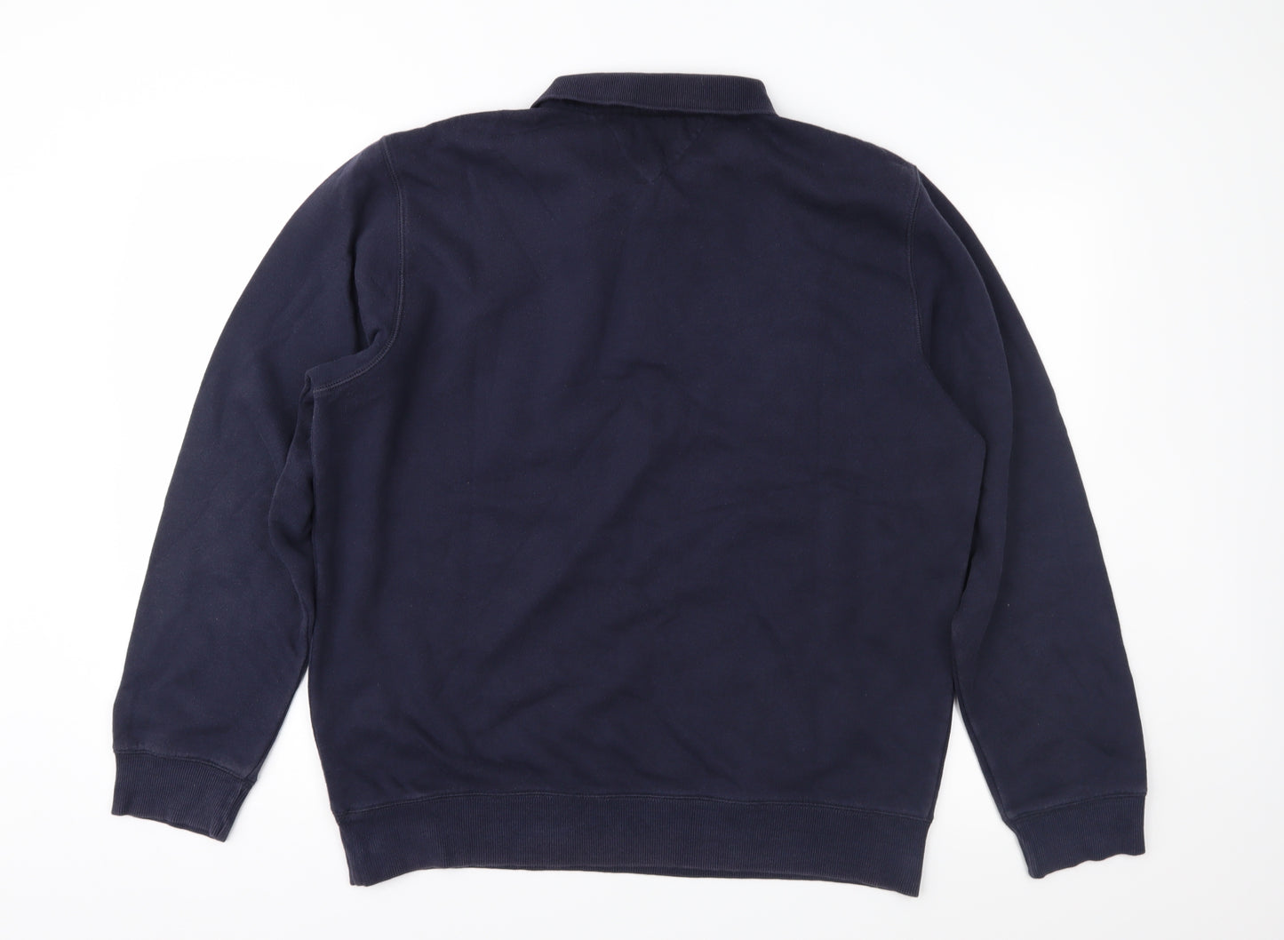 Easy Mens Blue   Pullover Sweatshirt Size L