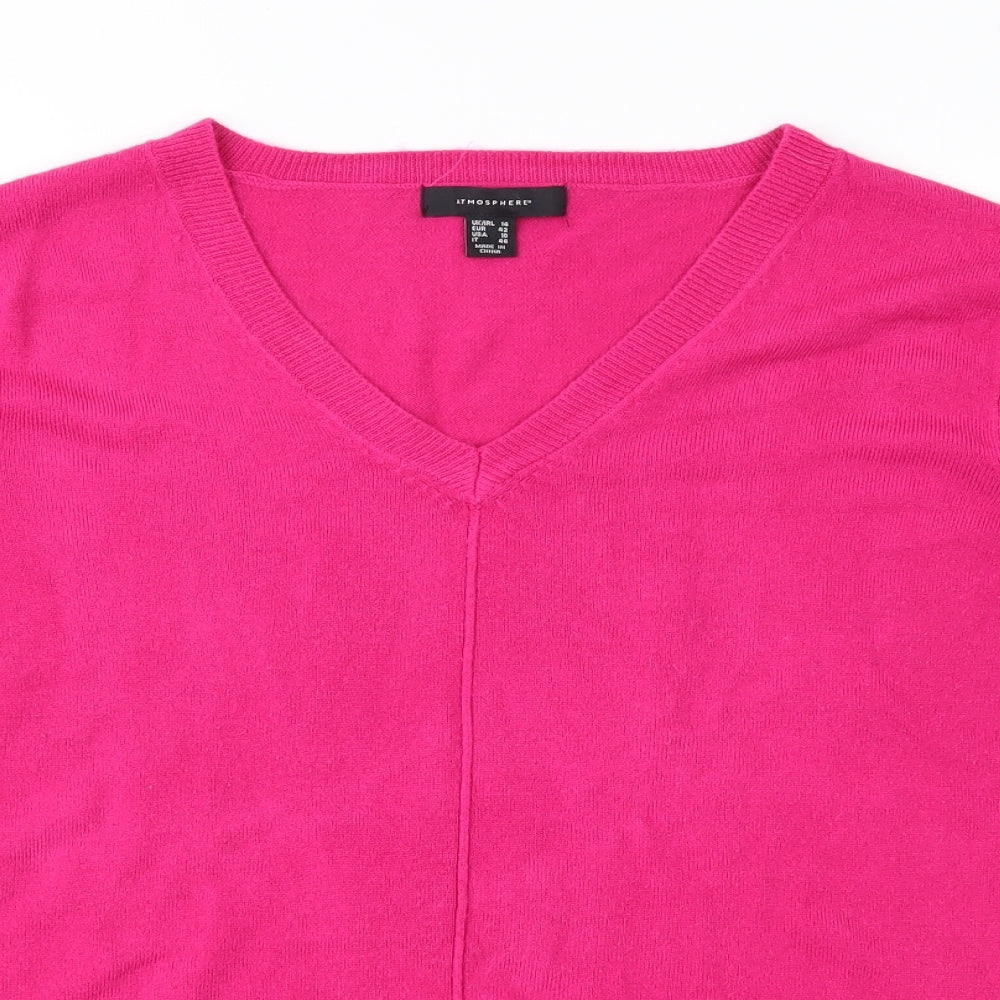 Atmosphere Womens Pink  Knit Pullover Jumper Size 14