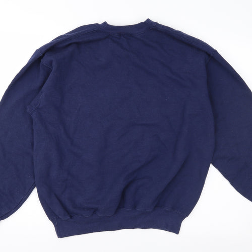 River Island Mens Blue   Pullover Sweatshirt Size S