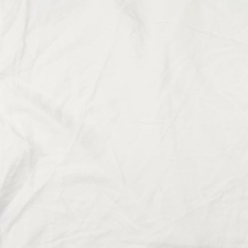 Preworn Womens Ivory   Basic Button-Up Size 26