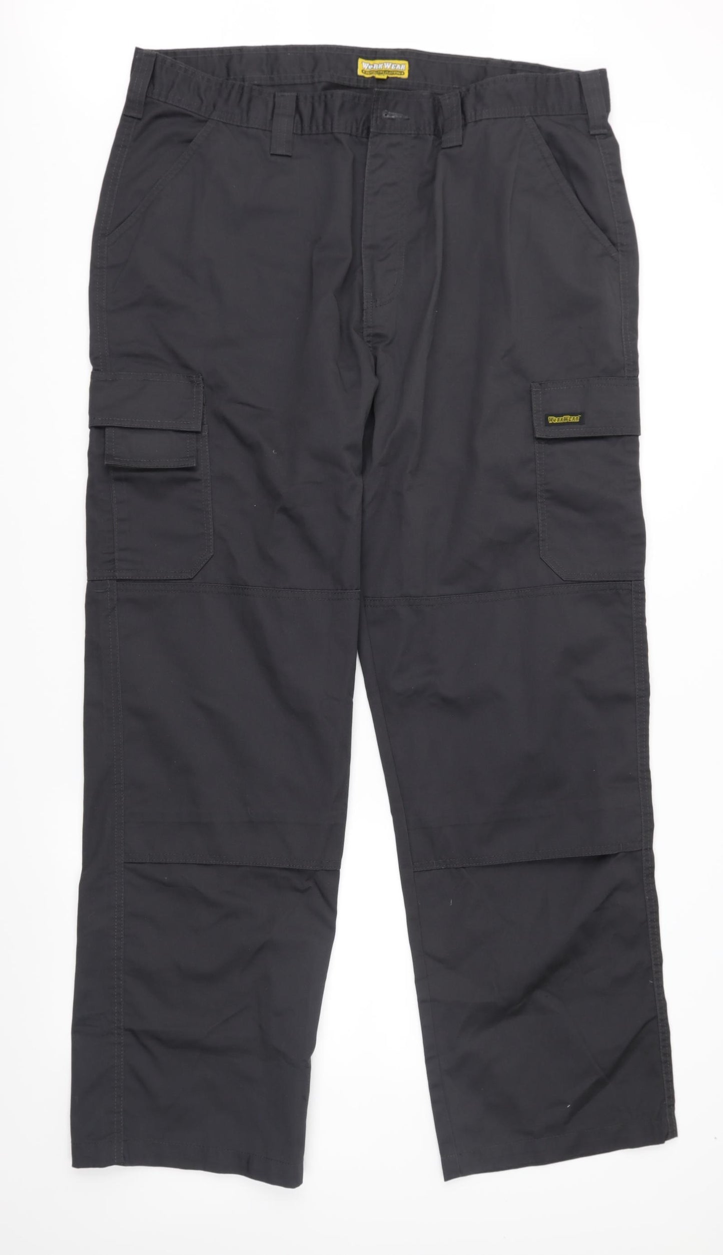 Workwear Mens Grey   Cargo Trousers Size 40 in L33 in