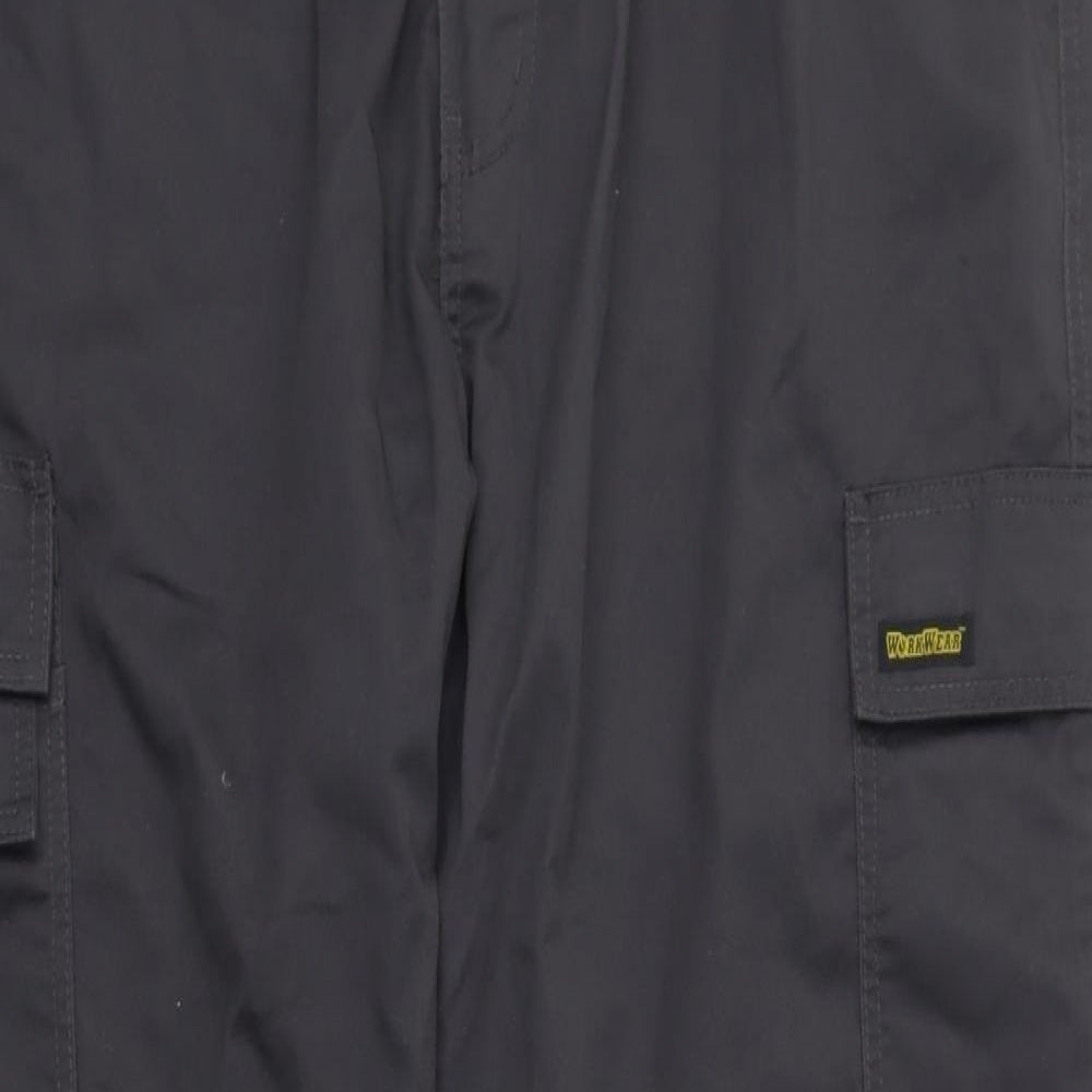 Workwear Mens Grey   Cargo Trousers Size 40 in L33 in