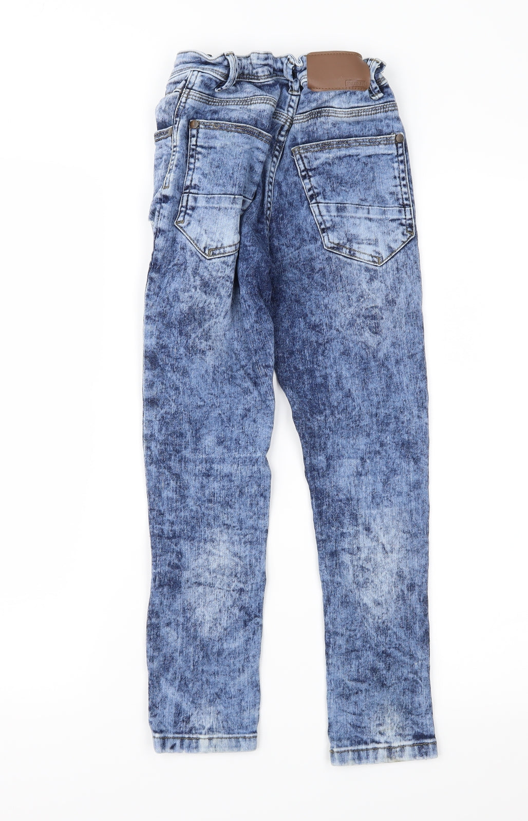 NEXT Girls Blue  Denim Skinny Jeans Size 9 Years - Distressed